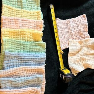 Used- Muslin Burp Cloth 100% cotton (ALL)